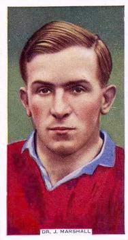 1936 Godfrey Phillips Famous Footballers #1 James Marshall Front