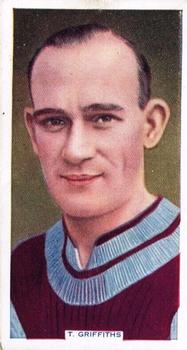 1936 Godfrey Phillips Famous Footballers #3 Thomas Griffiths Front