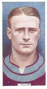 1936 Godfrey Phillips Famous Footballers #4 Charlie Phillips Front