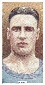 1936 Godfrey Phillips Famous Footballers #8 Jackie Bray Front