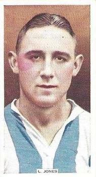 1936 Godfrey Phillips Famous Footballers #12 Leslie Jones Front