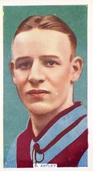 1936 Godfrey Phillips Famous Footballers #24 Dai Astley Front