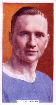 1936 Godfrey Phillips Famous Footballers #27 Taffy O'Callaghan Front