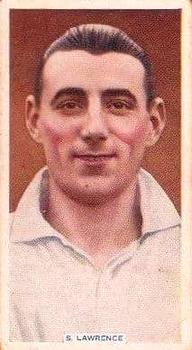 1936 Godfrey Phillips Famous Footballers #32 Syd Lawrence Front