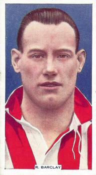 1936 Godfrey Phillips Famous Footballers #34 Robert Barclay Front