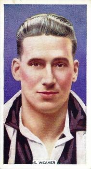 1936 Godfrey Phillips Famous Footballers #43 Sam Weaver Front