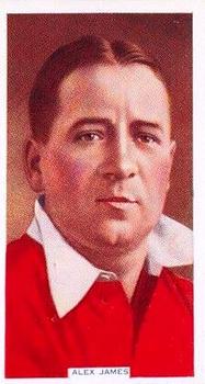 1936 Godfrey Phillips Famous Footballers #48 Alex James Front