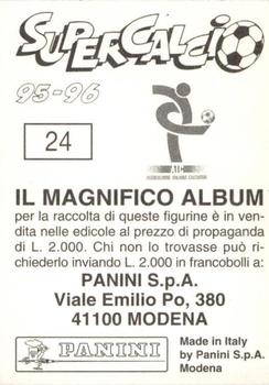1995-96 Panini Supercalcio Stickers #24 Gianluca Pagliuca Back