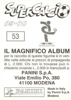 1995-96 Panini Supercalcio Stickers #53 Gianluca Pessotto Back