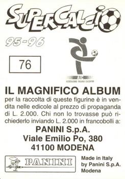 1995-96 Panini Supercalcio Stickers #76 Giovanni Dall'igna Back