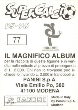 1995-96 Panini Supercalcio Stickers #77 Giulio Falcone Back