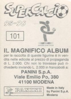 1995-96 Panini Supercalcio Stickers #101 Massimo Crippa Back