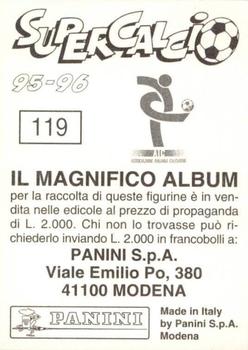 1995-96 Panini Supercalcio Stickers #119 Paul Ince Back