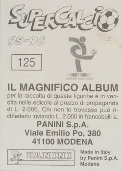 1995-96 Panini Supercalcio Stickers #125 Gabriel Batistuta Back