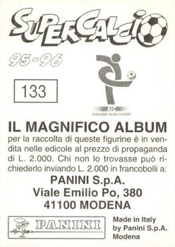 1995-96 Panini Supercalcio Stickers #133 Andrea Tentoni Back