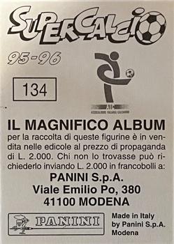 1995-96 Panini Supercalcio Stickers #134 Gianluca Vialli Back
