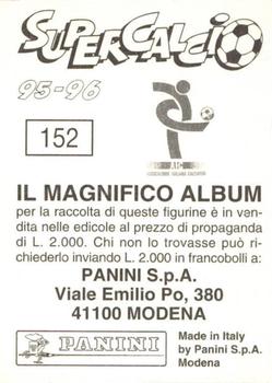 1995-96 Panini Supercalcio Stickers #152 Daniel Fonseca Back