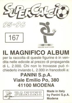 1995-96 Panini Supercalcio Stickers #167 Antonio Conte Back