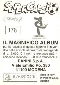 1995-96 Panini Supercalcio Stickers #176 Gianluigi Lentini Back