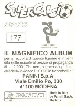 1995-96 Panini Supercalcio Stickers #177 Giampiero Maini Back