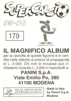 1995-96 Panini Supercalcio Stickers #179 Giancarlo Marocchi Back