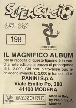 1995-96 Panini Supercalcio Stickers #198 Davor Suker Back