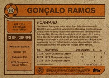 2024 Topps Living UEFA Club Competitions #642 Gonçalo Ramos Back