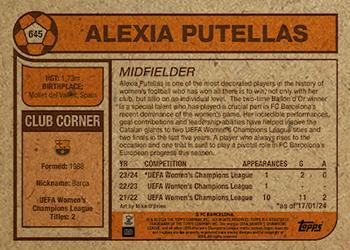 2024 Topps Living UEFA Club Competitions #645 Alexia Putellas Back
