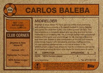 2024 Topps Living UEFA Club Competitions #646 Carlos Baleba Back
