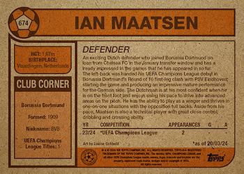 2024 Topps Living UEFA Club Competitions #674 Ian Maatsen Back