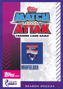 2023-24 Topps Match Attax SPFL #144 Scott Allardice Back
