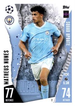 2023-24 Topps Match Attax UEFA Club Competitions Extra #2 Matheus Nunes Front