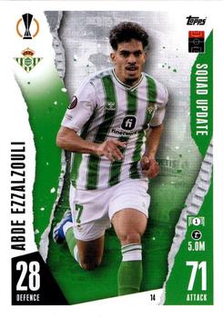 2023-24 Topps Match Attax UEFA Club Competitions Extra #14 Abde Ezzalzouli Front