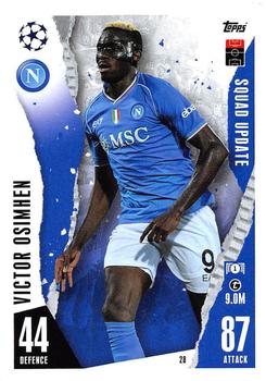 2023-24 Topps Match Attax UEFA Club Competitions Extra #28 Victor Osimhen Front
