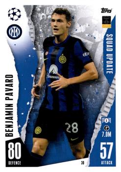 2023-24 Topps Match Attax UEFA Club Competitions Extra #30 Benjamin Pavard Front