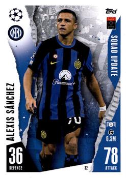 2023-24 Topps Match Attax UEFA Club Competitions Extra #32 Alexis Sánchez Front
