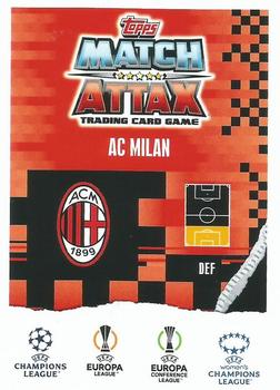 2023-24 Topps Match Attax UEFA Club Competitions Extra #33 Malick Thiaw Back