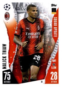 2023-24 Topps Match Attax UEFA Club Competitions Extra #33 Malick Thiaw Front