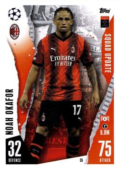 2023-24 Topps Match Attax UEFA Club Competitions Extra #35 Noah Okafor Front