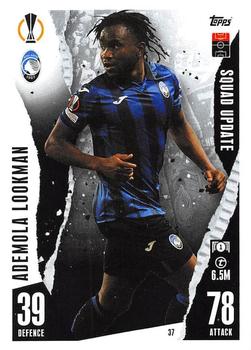2023-24 Topps Match Attax UEFA Club Competitions Extra #37 Ademola Lookman Front