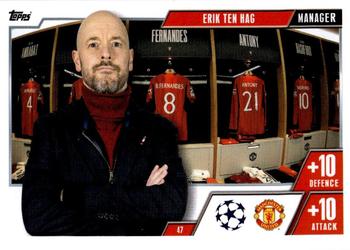 2023-24 Topps Match Attax UEFA Club Competitions Extra #47 Erik ten Hag Front