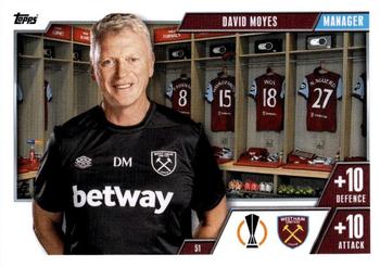 2023-24 Topps Match Attax UEFA Club Competitions Extra #51 David Moyes Front
