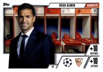 2023-24 Topps Match Attax UEFA Club Competitions Extra #56 Diego Alonso Front