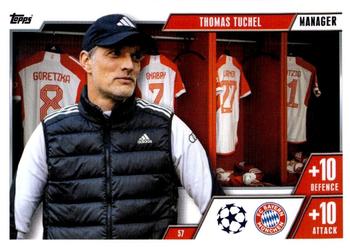 2023-24 Topps Match Attax UEFA Club Competitions Extra #57 Thomas Tuchel Front