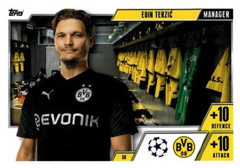 2023-24 Topps Match Attax UEFA Club Competitions Extra #58 Edin Terzić Front
