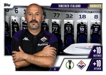 2023-24 Topps Match Attax UEFA Club Competitions Extra #71 Vincenzo Italiano Front