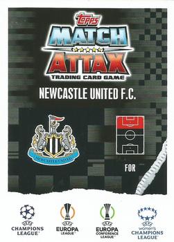 2023-24 Topps Match Attax UEFA Club Competitions Extra #76 Harvey Barnes Back