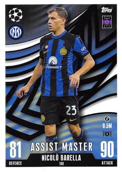 2023-24 Topps Match Attax UEFA Club Competitions Extra #149 Nicolò Barella Front