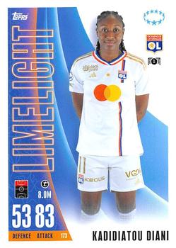 2023-24 Topps Match Attax UEFA Club Competitions Extra #173 Kadidiatou Diani Front