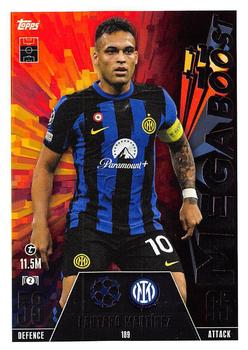 2023-24 Topps Match Attax UEFA Club Competitions Extra #189 Lautaro Martínez Front